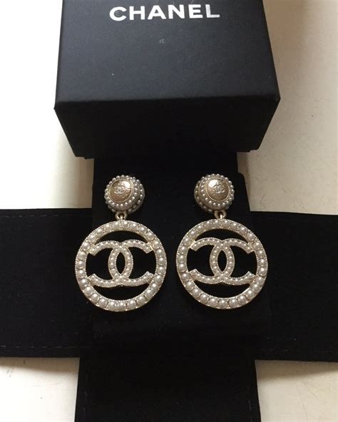 circle chanel earrings|Chanel earrings website.